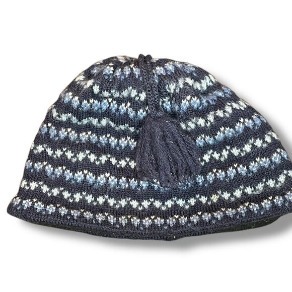 Merkley Headgear Mens Beanie Hat Cap Tassel Lined Ski Snowboard OS 100% Wool - Picture 9 of 12